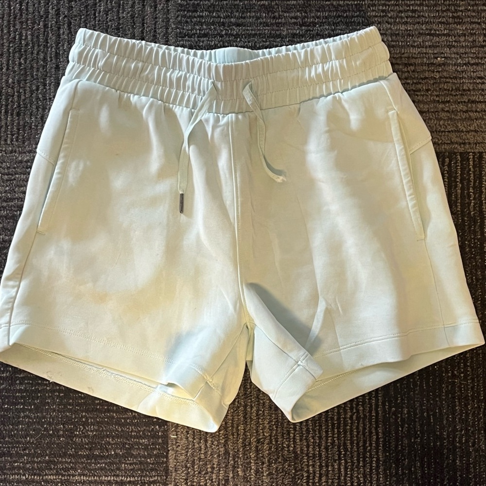 Source Unknown High Waist Women Shorts - Light Blue